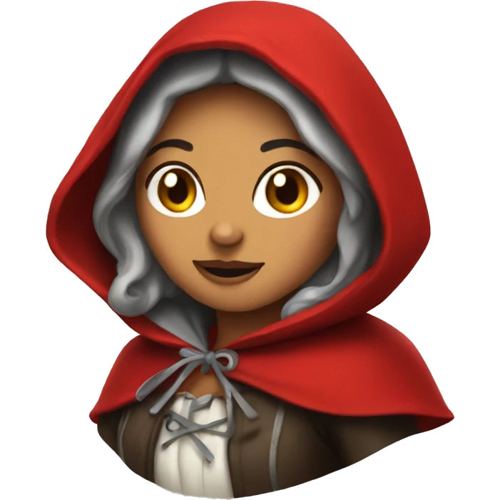 Red riding hood emoji