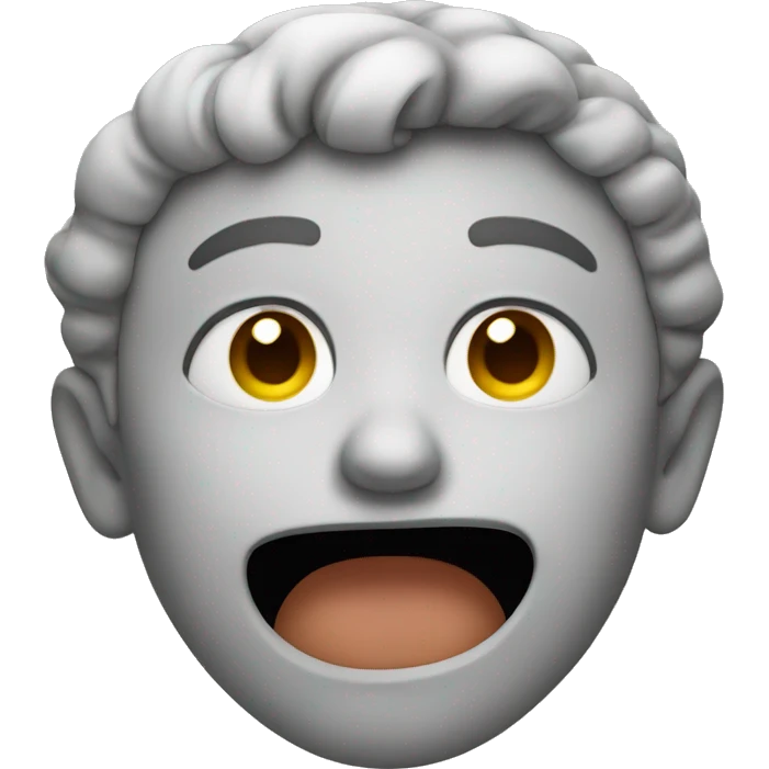 Face mewing emoji