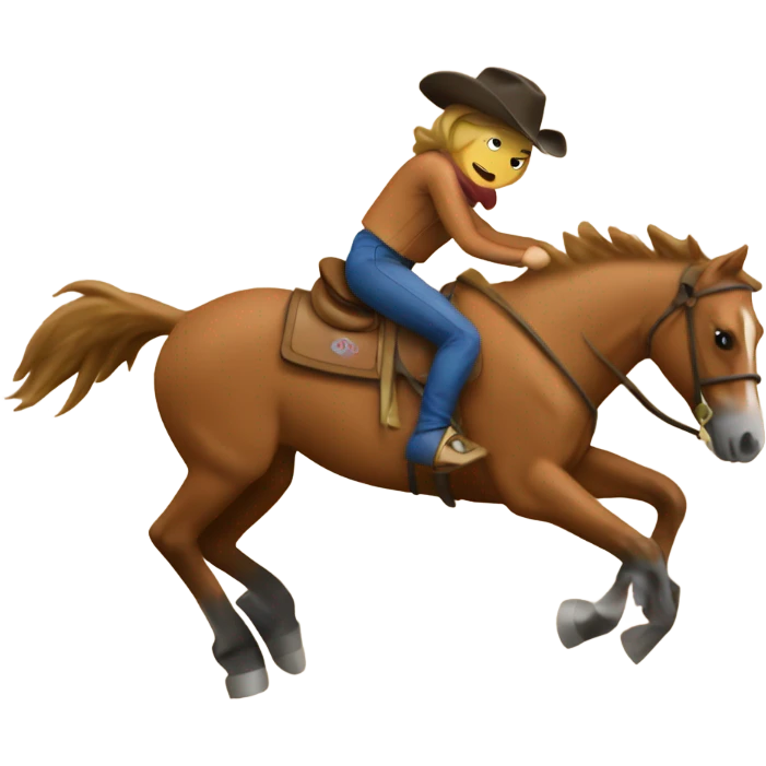 barrel racing  emoji