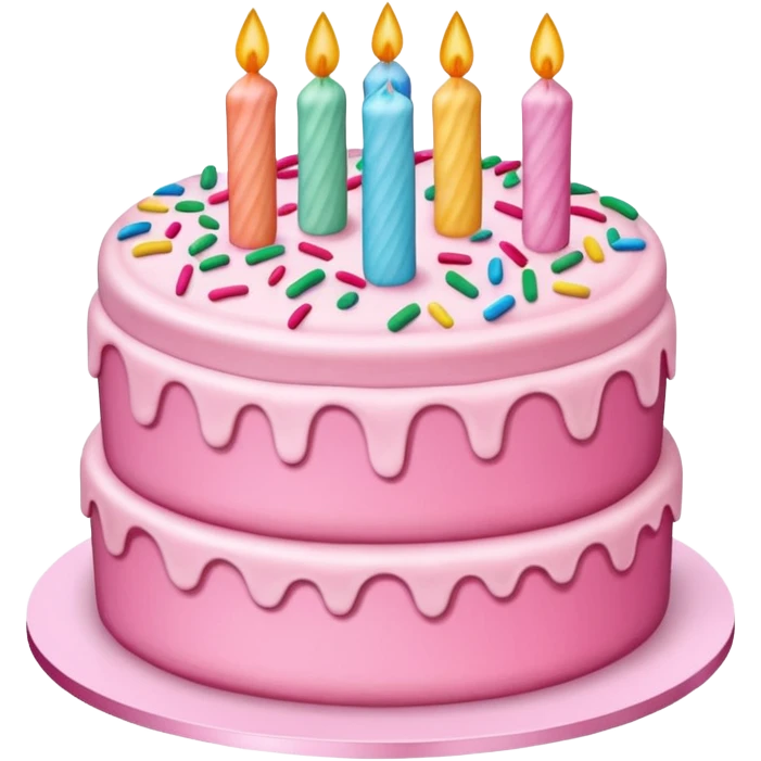 Cakes pink emoji