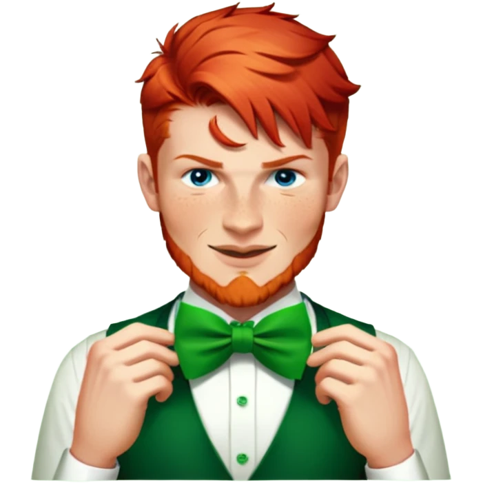 Stylish Leprechaun emoji