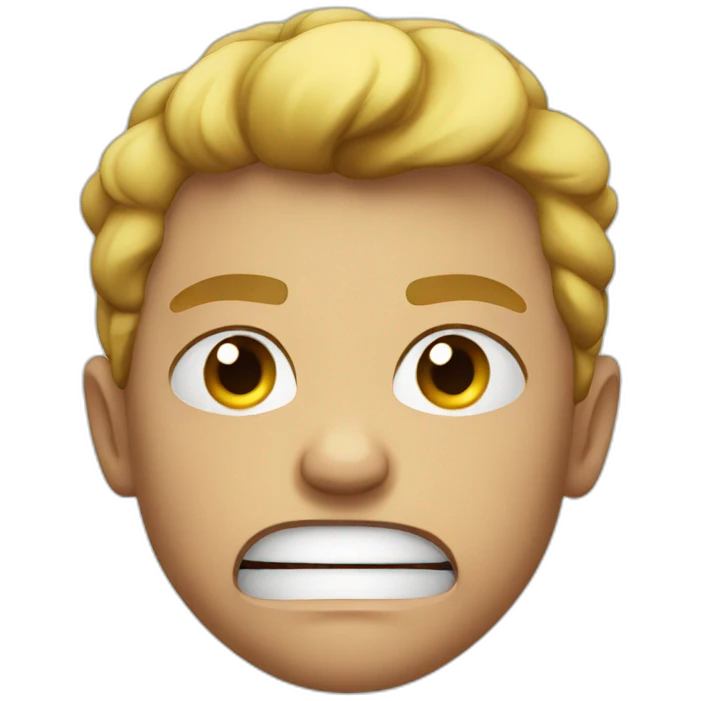 Angry boy emoji