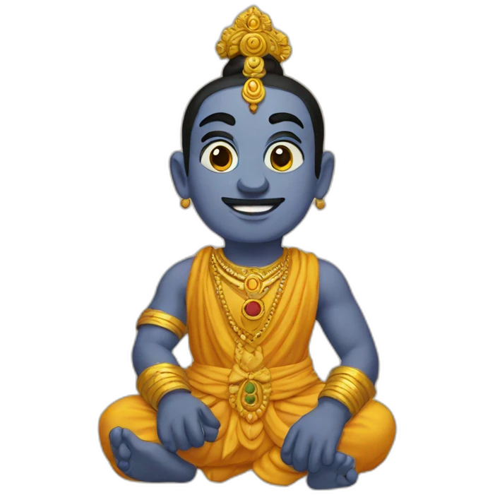 Krishna king emoji