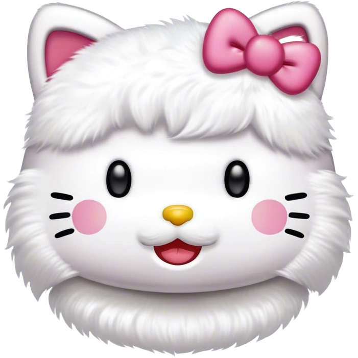 hello kitty smiling emoji
