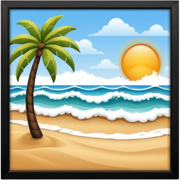 Praia emoji