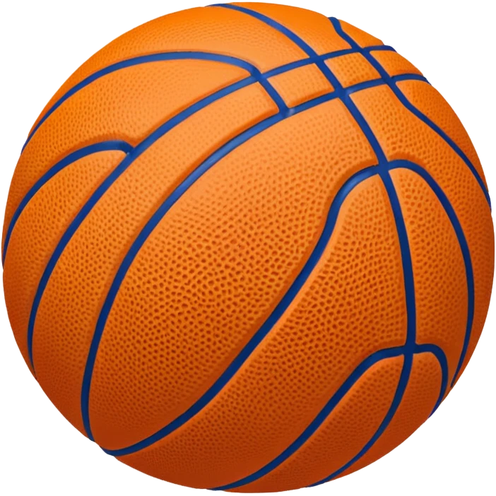 blue basketball ball emoji