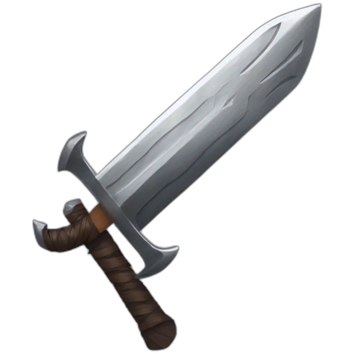 angry berserk guts with large claymore without guard emoji