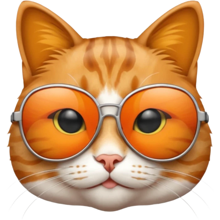 Cat wearing sunglasses emoji