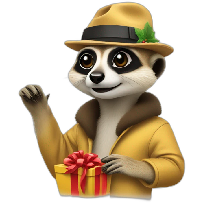 meerkat holiday hacker emoji