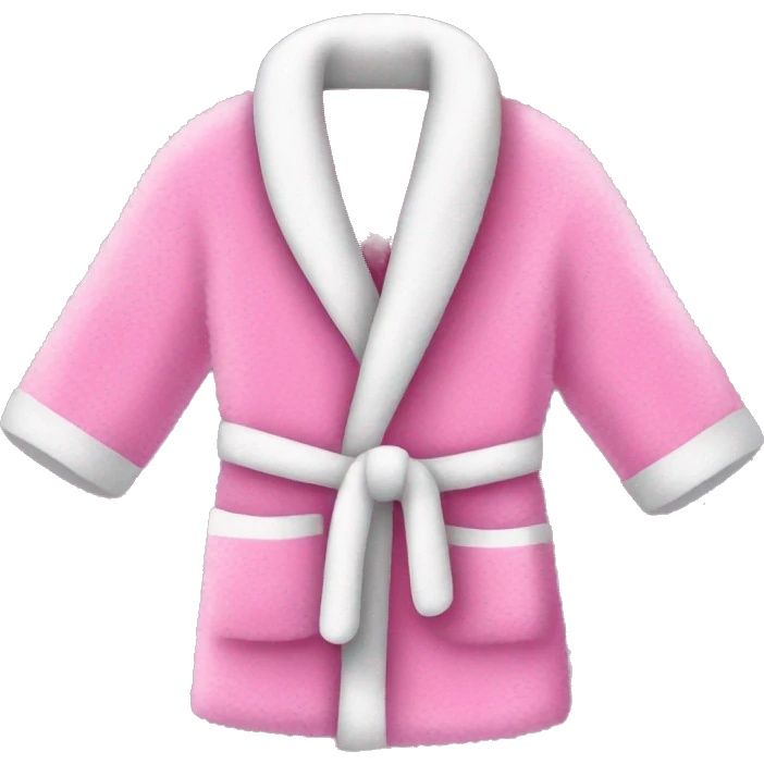 pink fuzzy bathrobe emoji