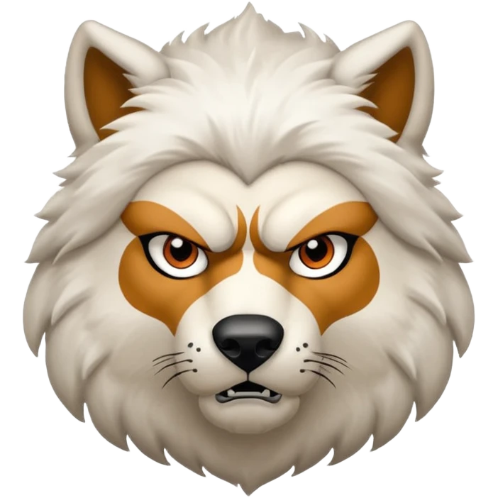 Lobo blanco emoji