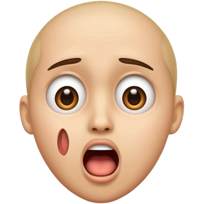 Shocked face emoji