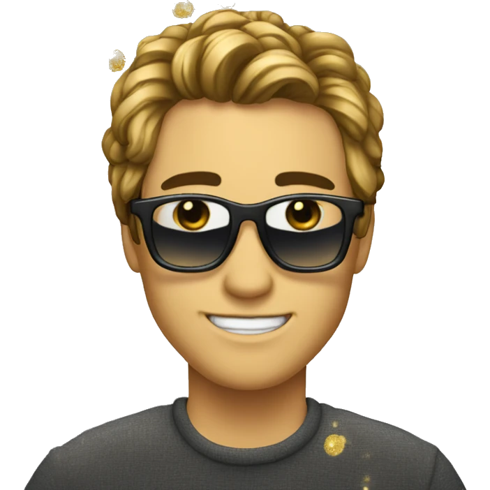 Kevin qui met des paillettes dans sa vie emoji