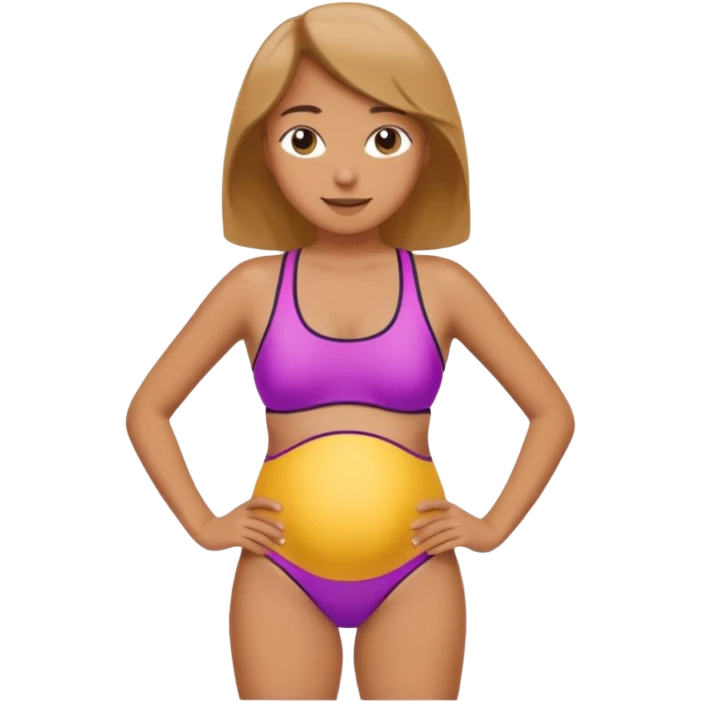 Swore tummy person emoji