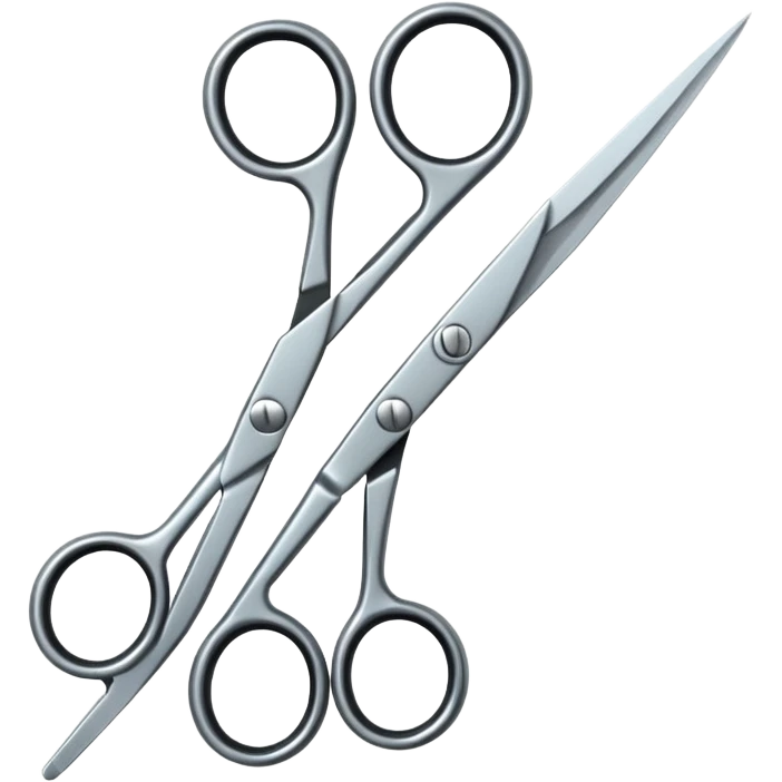  hairdressing scissors emoji
