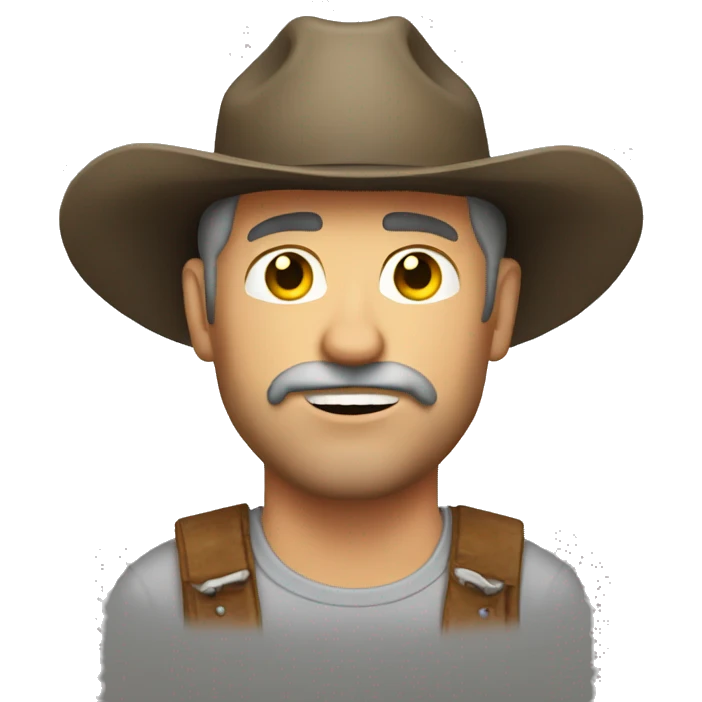 Redneck man emoji