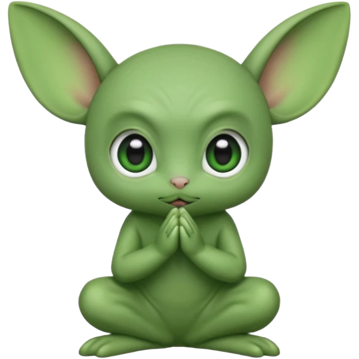 Grogu bowing emoji
