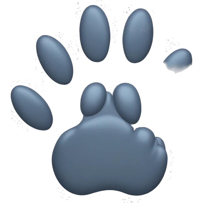 The cat's paw emoji