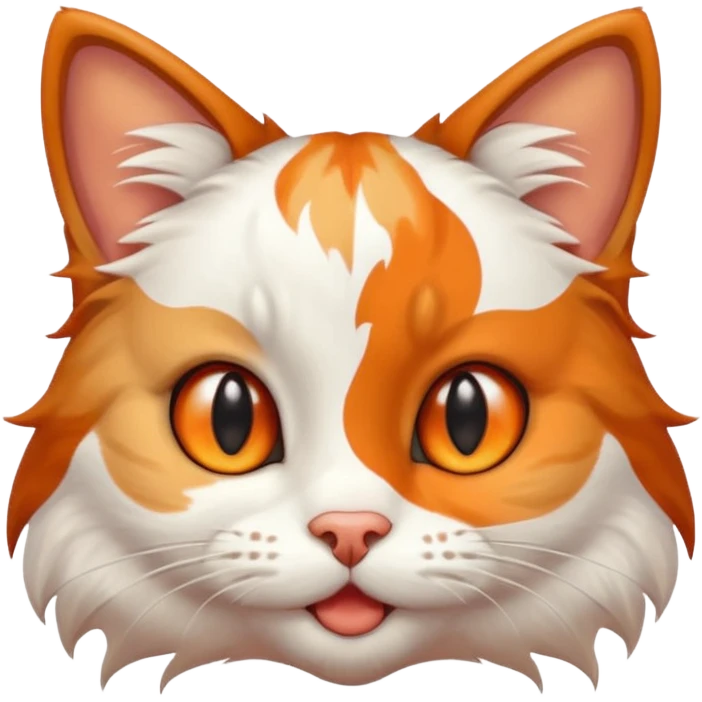 Goofy cat emoji