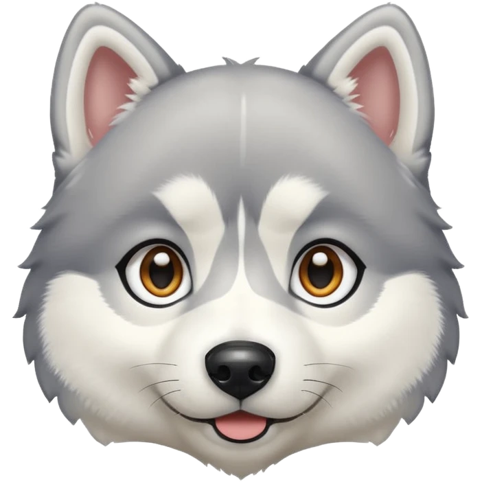 Pups husky emoji