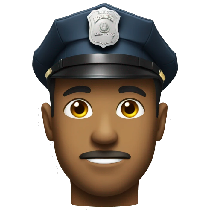 cop face emoji