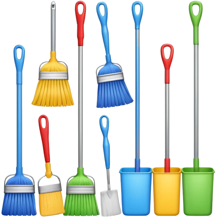 create school cleaning and housekeeping emoji