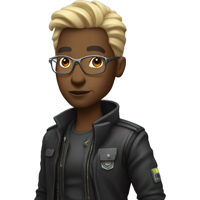 cyberpunk educator emoji