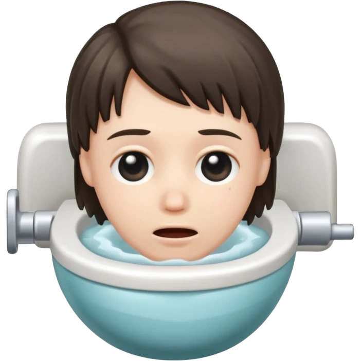 head in toilet emoji