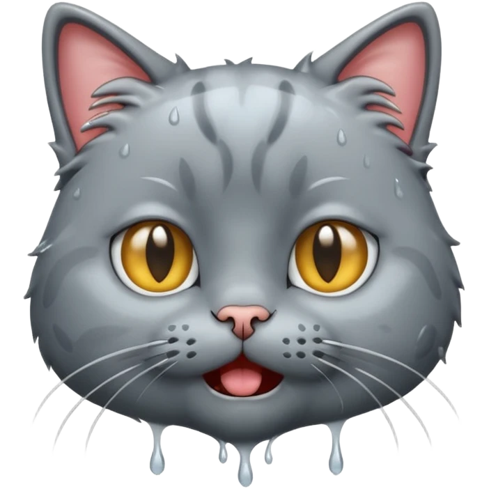 گربه ای که داره گریه می کنه emoji