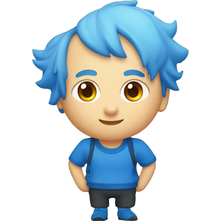Blue kangoo  emoji