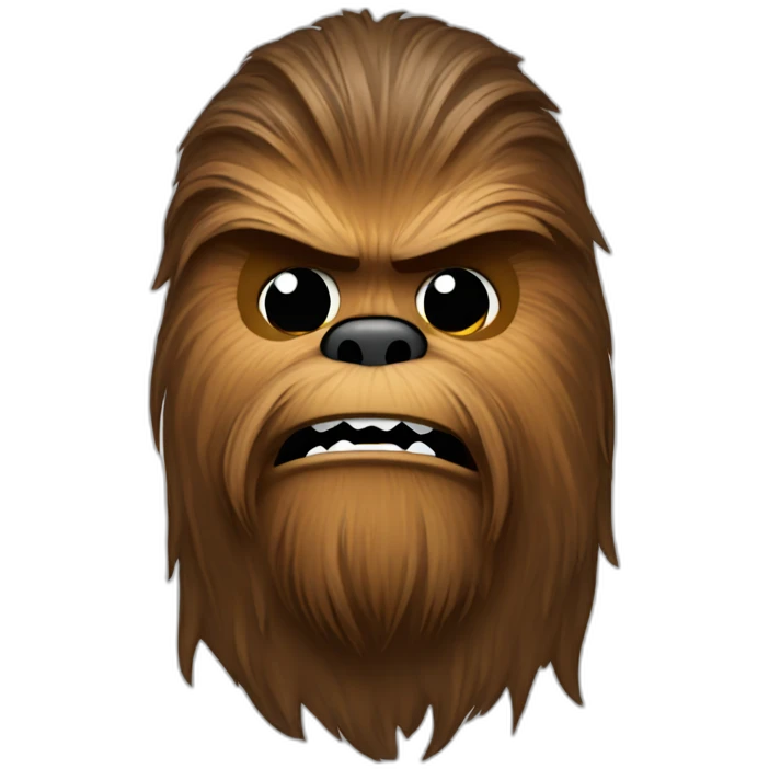 Chewbacca disappointed emoji