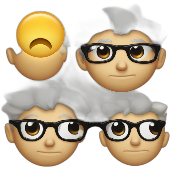 goku con lentes emoji