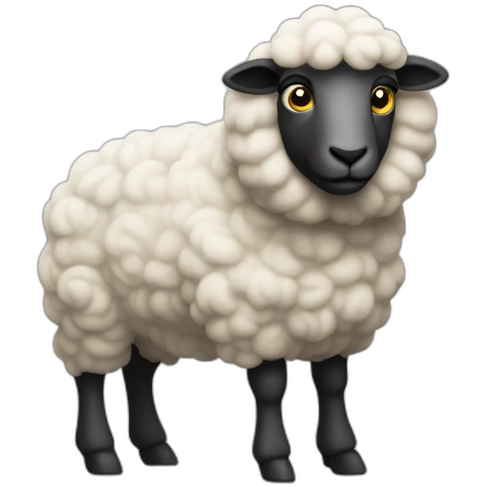 sheep bodybuilder emoji
