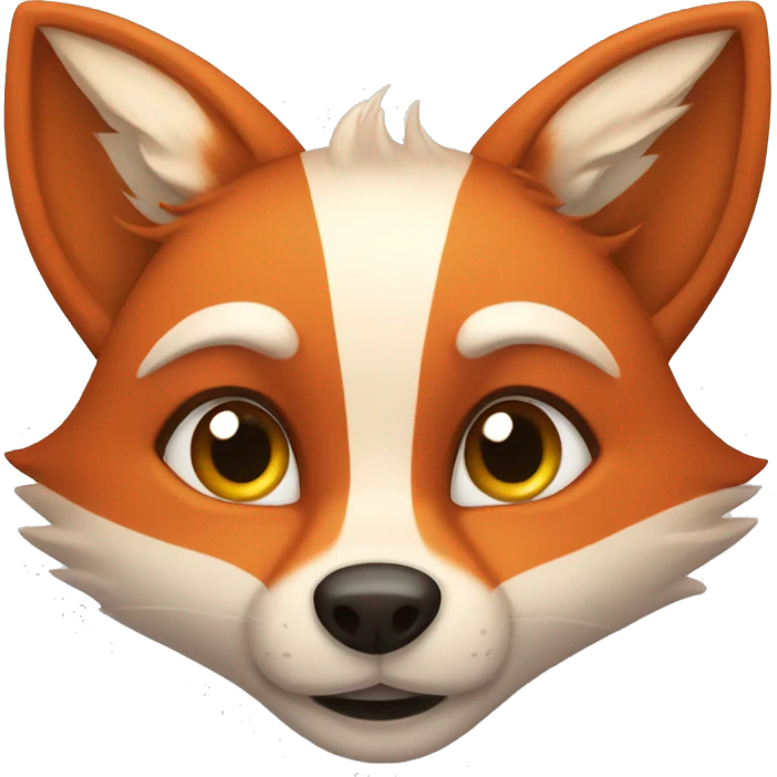 Blushed Fox  emoji