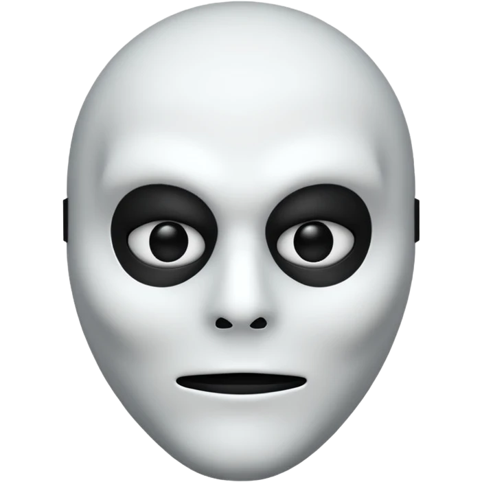 Ghost face emoji