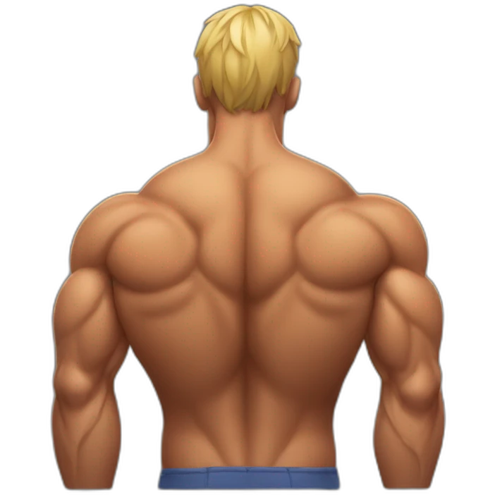 muscular back emoji