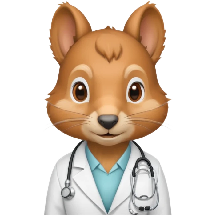 Squirrel Doctor emoji