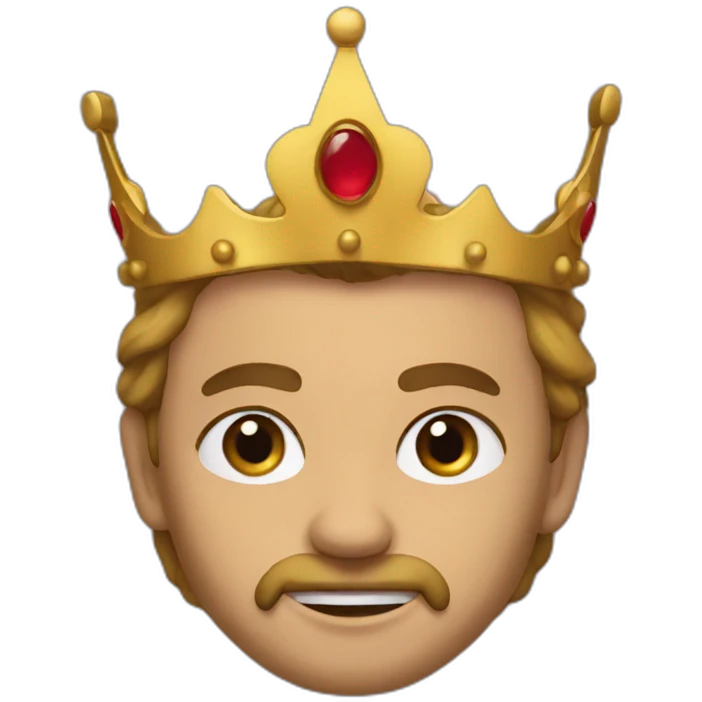 Le roi emoji