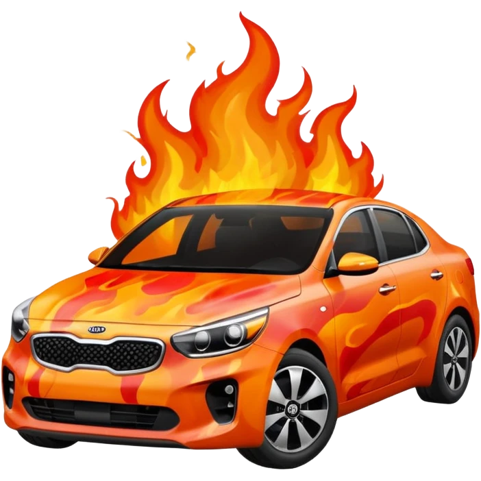 kia on fire emoji
