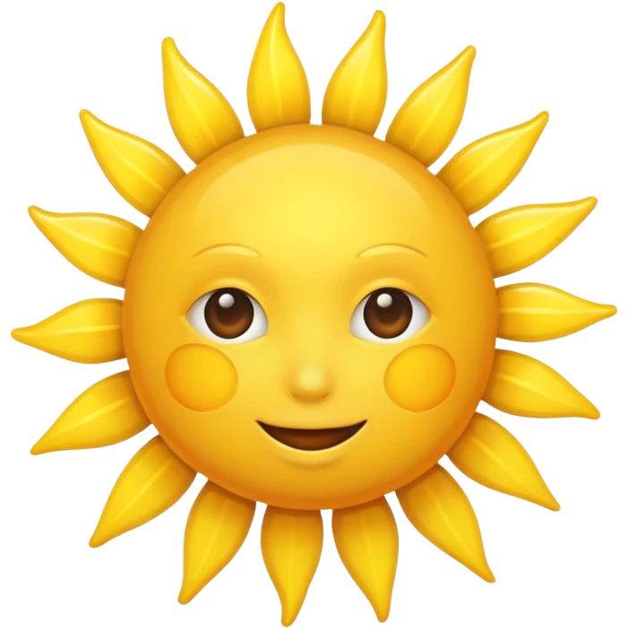 Sun emoji