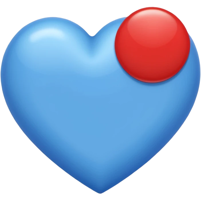 🩵🔴💙 emoji