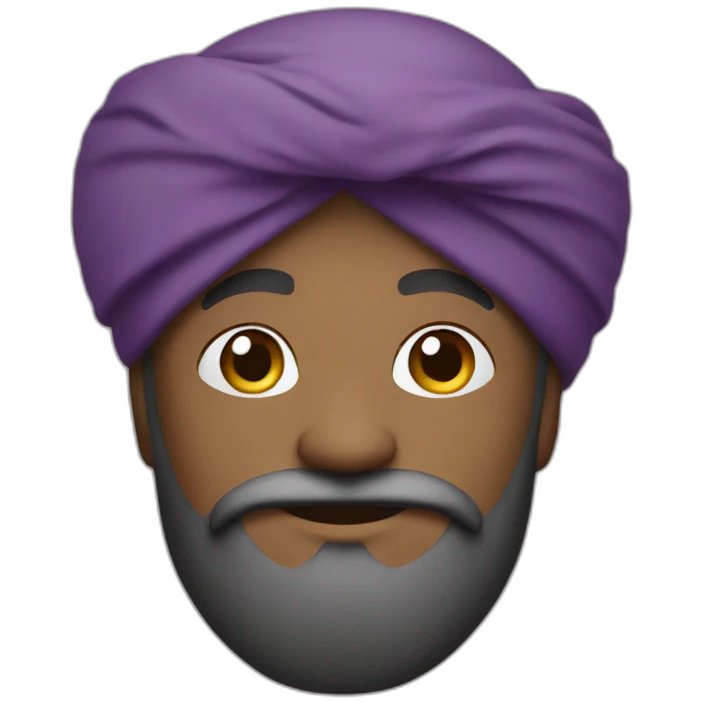 Turban man emoji
