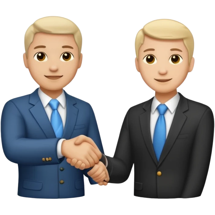 Hand shake emoji