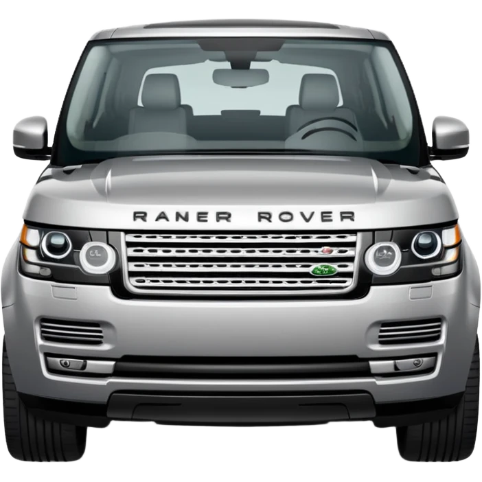 silver range rover emoji