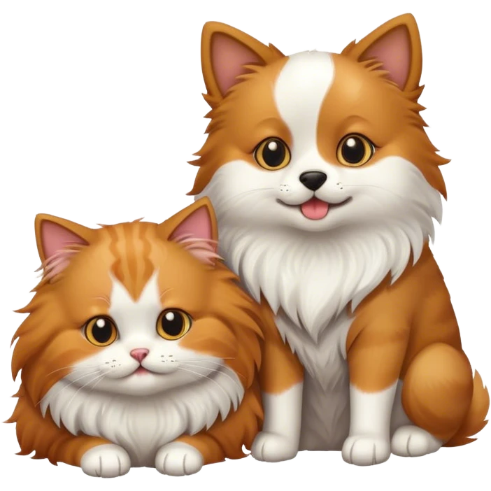 dog and cat emoji