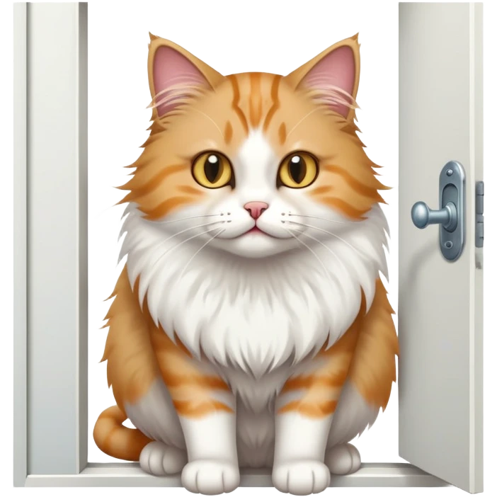 Кошка Буся, которая ссыт под дверь emoji