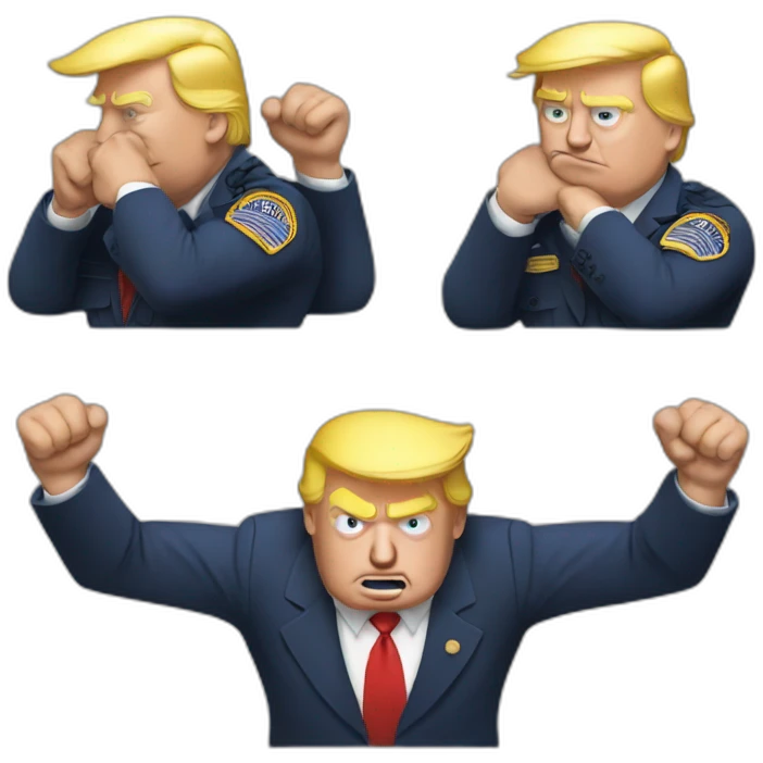 trump-in-handcuffs emoji
