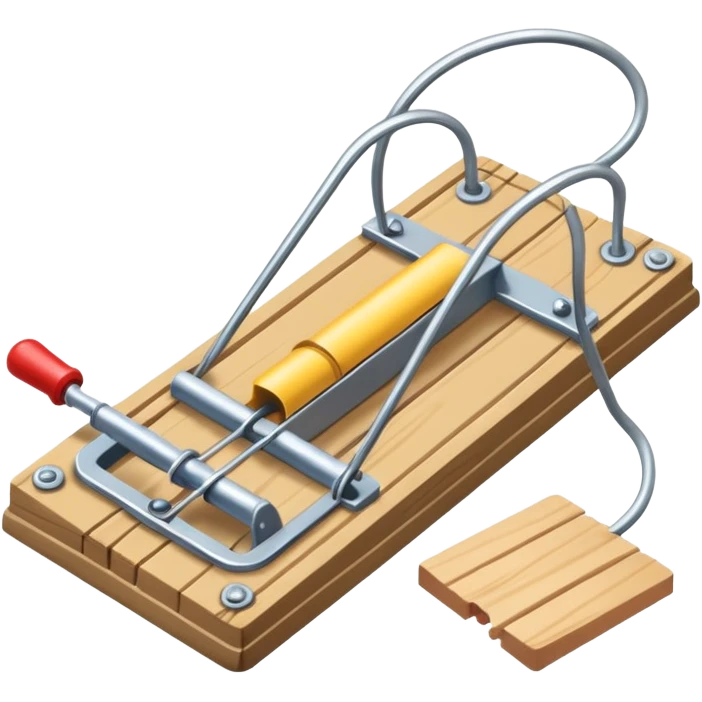 Classic Mouse trap emoji