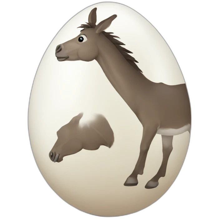donkey egg emoji