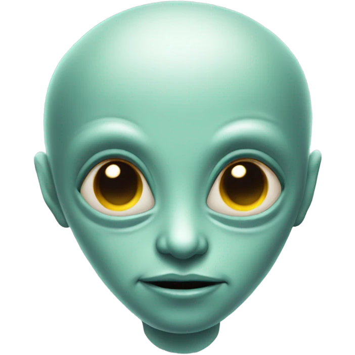 alien front and back emoji